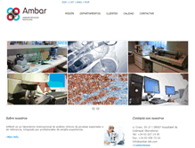 Tablet Screenshot of ambar-lab.com